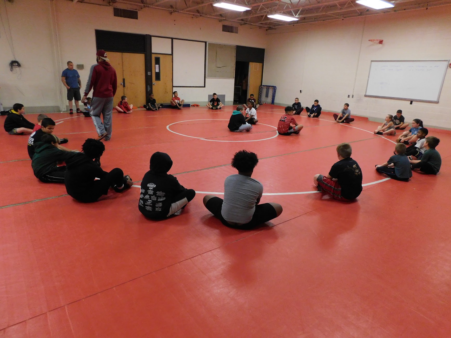 wrestling practice